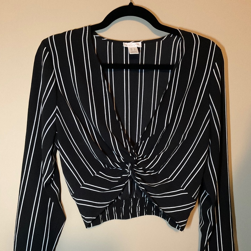 ReVamped Striped Crop Top